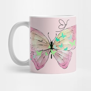 A Beauty Butterfly ( Print on Front and Back ) Mug